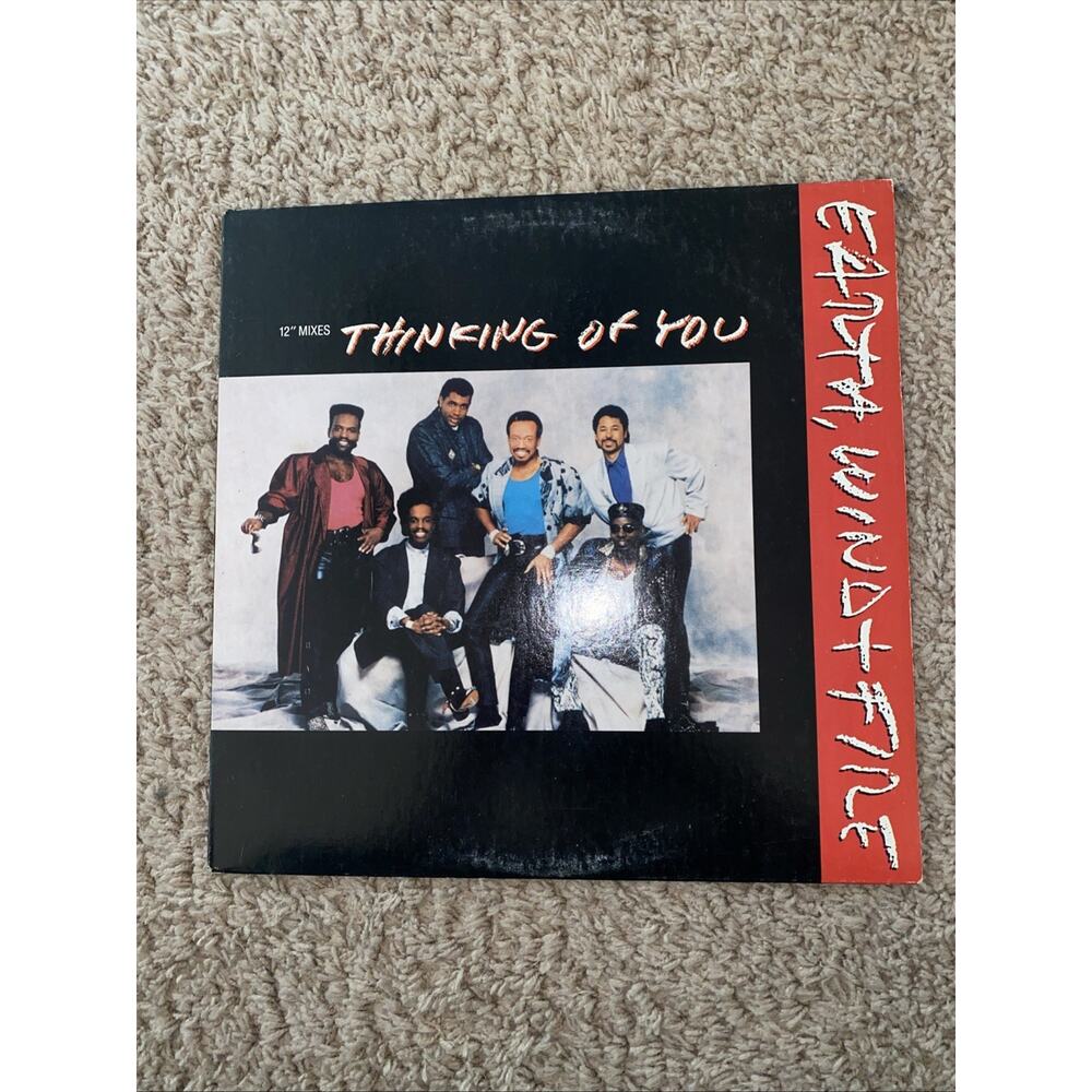 EARTH WIND & FIRE 12" MIXES "THINKING OF YOU" COLUMBIA RECORDS 44 07566 NM‎
